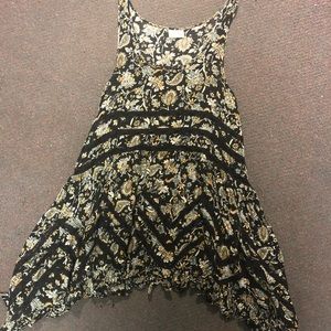 Free People Voile and Lace Trapeze Dress